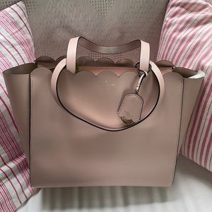 Kate Spade Tote Bag NWT Mina Magnolia Street Blush Rose Gold